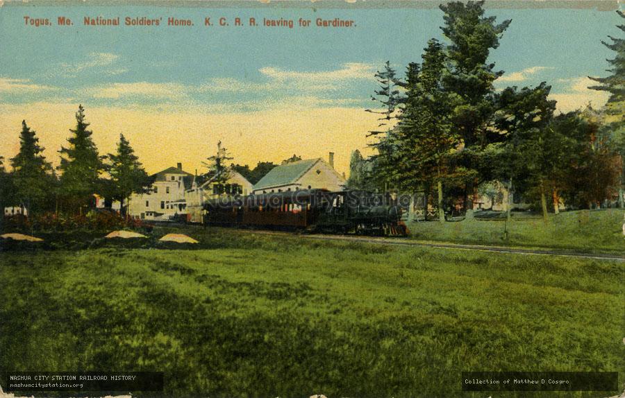 Postcard: Togus, Maine, National Soldiers
